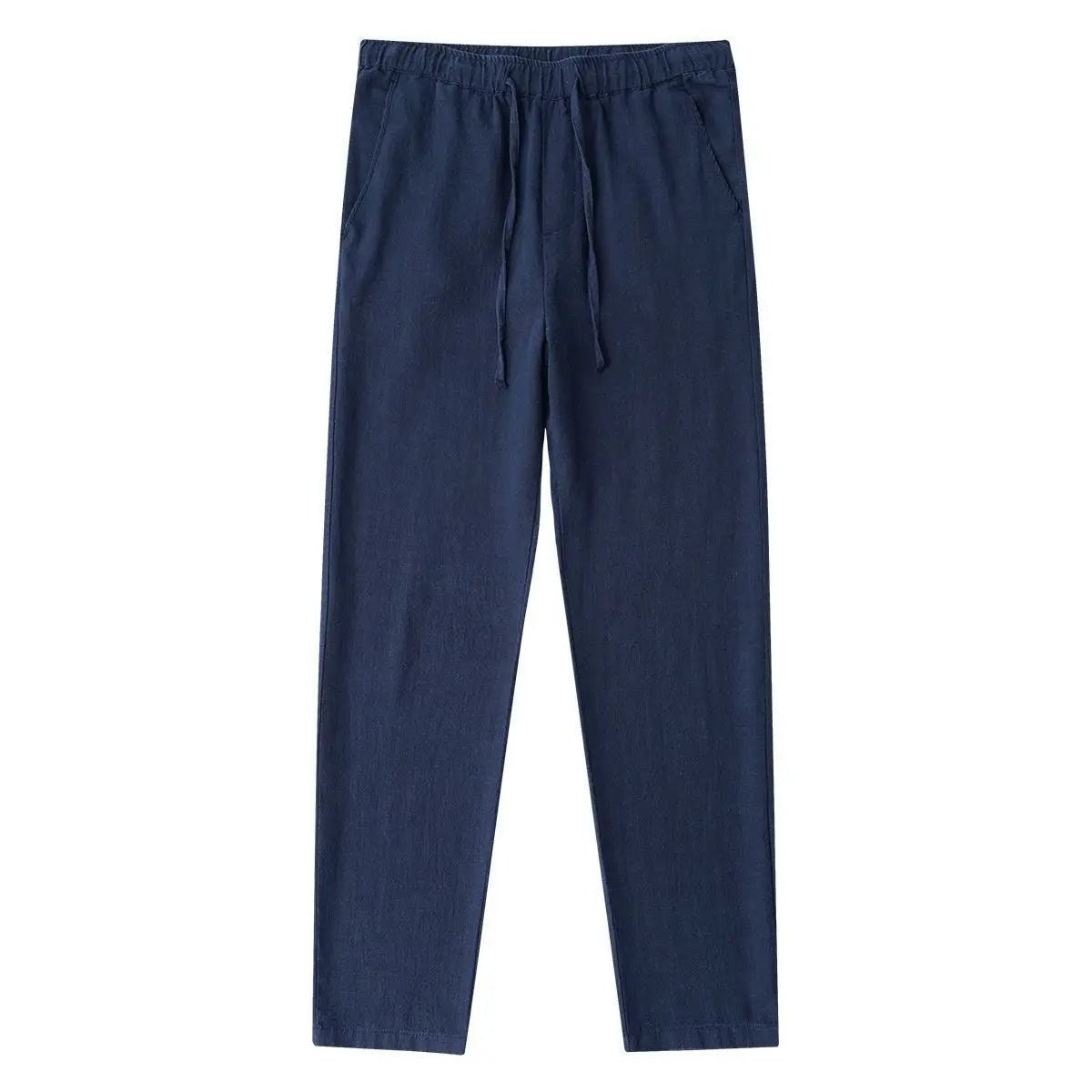 Casual cotton-linen pants