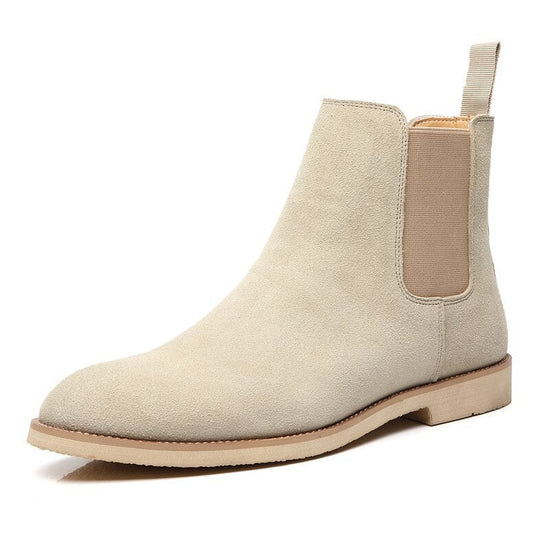 Casual Cow Leather Ankle Boots