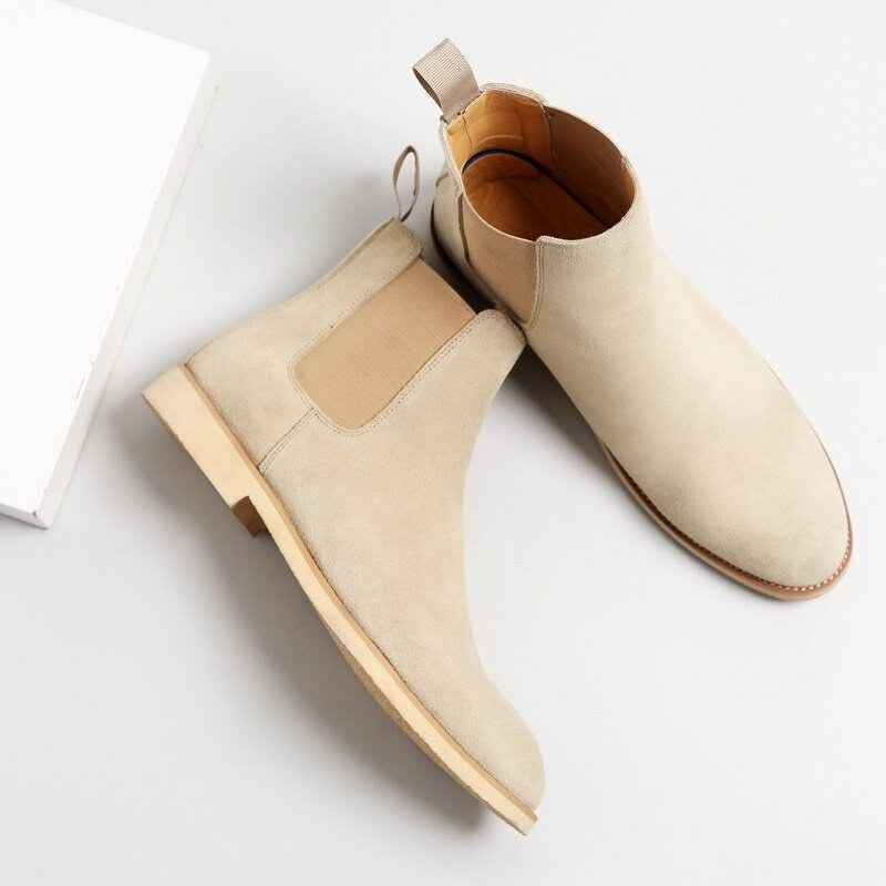 Casual Cow Leather Ankle Boots