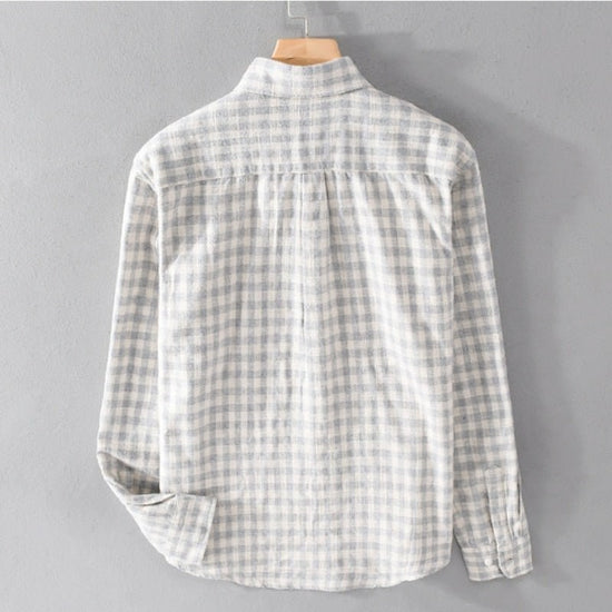 Casual Plaid Shirt 100% Cotton