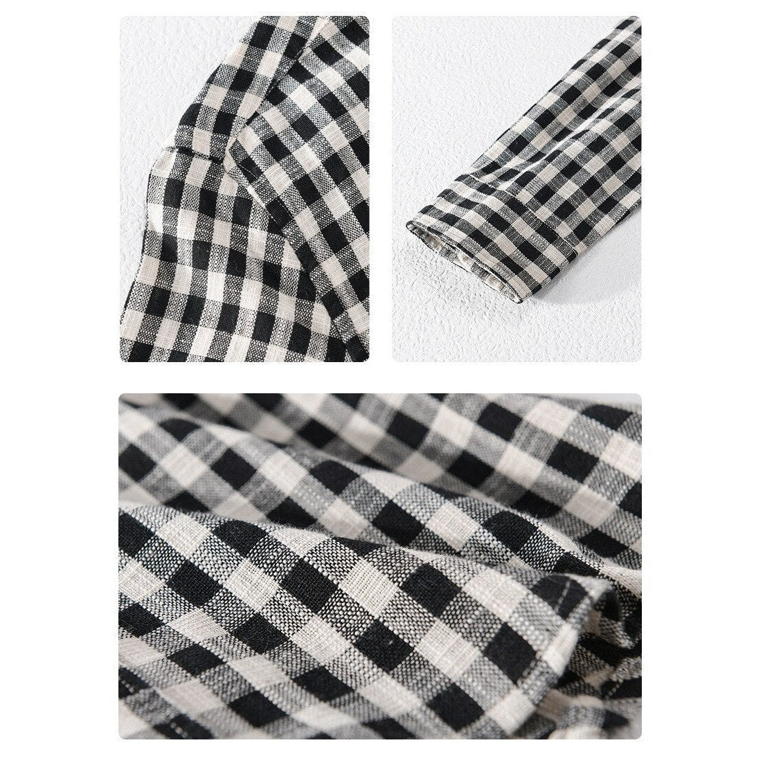 Casual Plaid Shirt 100% Cotton