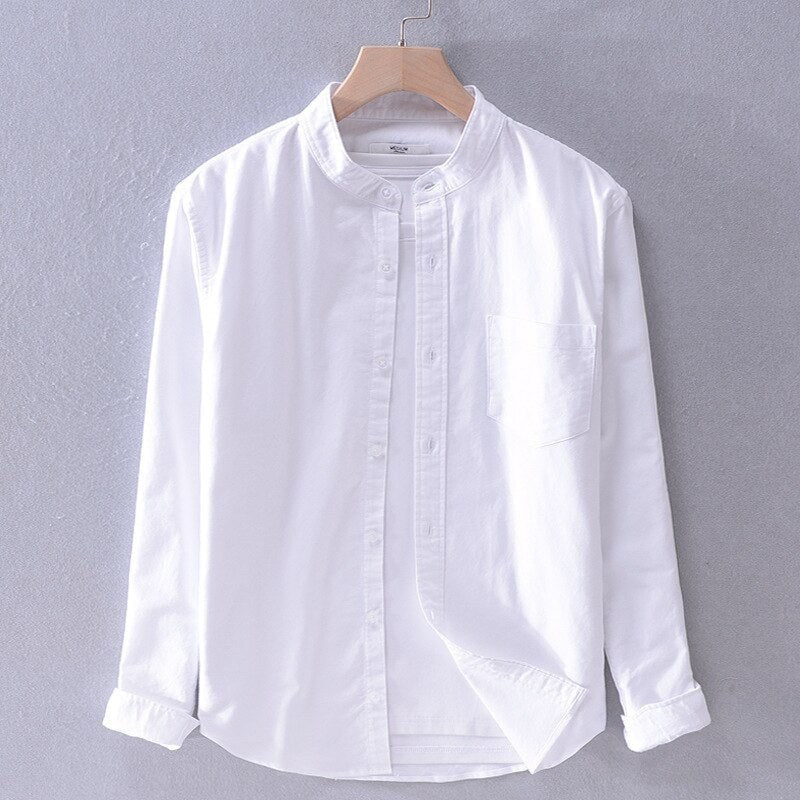 Casual Pure Cotton Long Sleeve Shirt