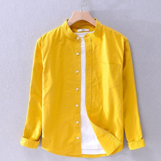 Casual Pure Cotton Long Sleeve Shirt