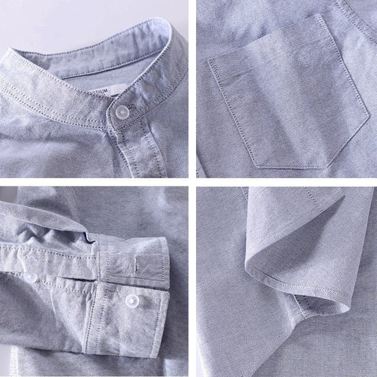 Casual Pure Cotton Long Sleeve Shirt