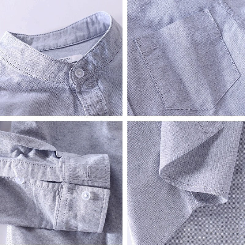 Casual Pure Cotton Long Sleeve Shirt