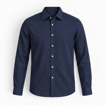 Classic linen long sleeve shirt