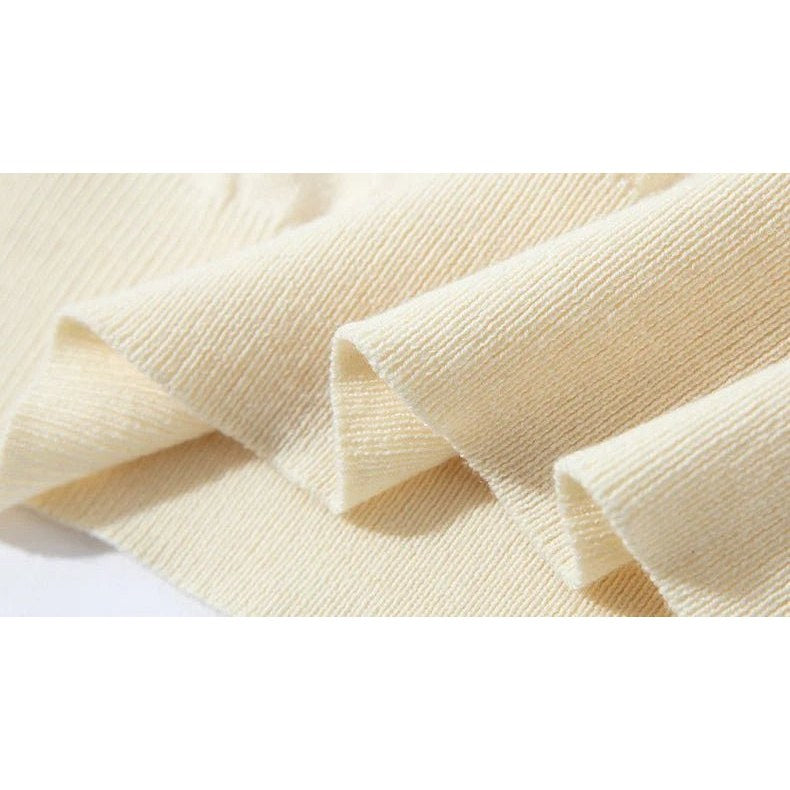 Classic silk-wool knitted polo shirt