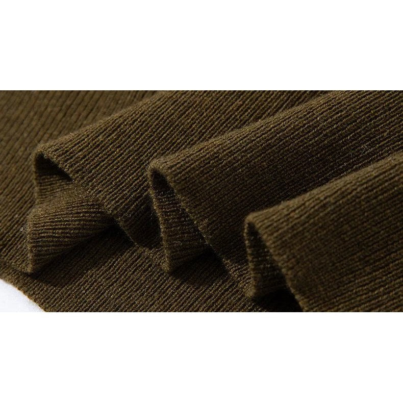 Classic silk-wool knitted polo shirt