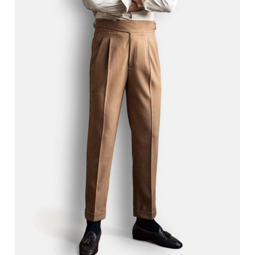 Cold season straight trousers