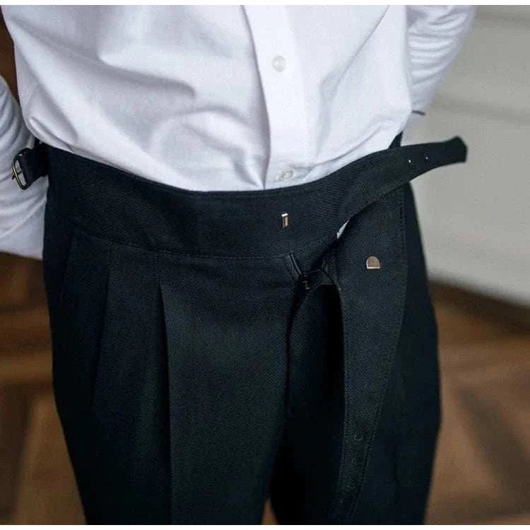 Cold season straight trousers