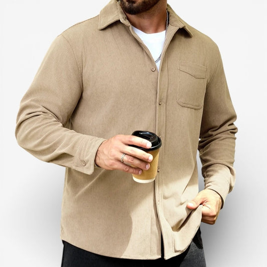 Corduroy oversized shirt