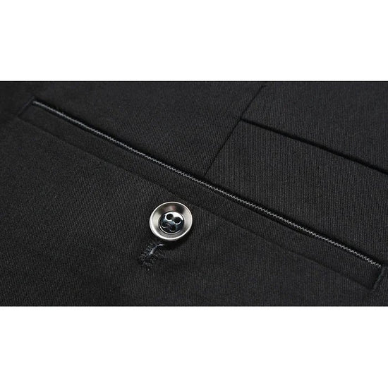 Cotton classic smart-casual pants