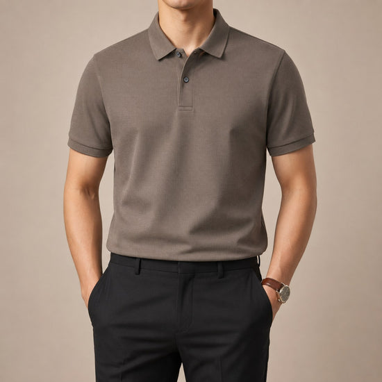 Cotton golf polo shirt