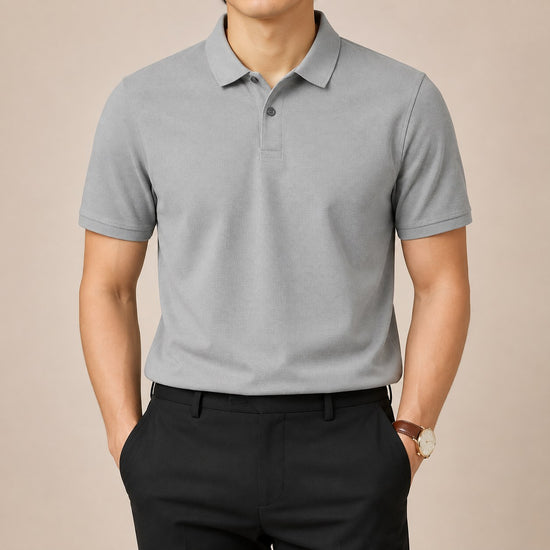 Cotton golf polo shirt