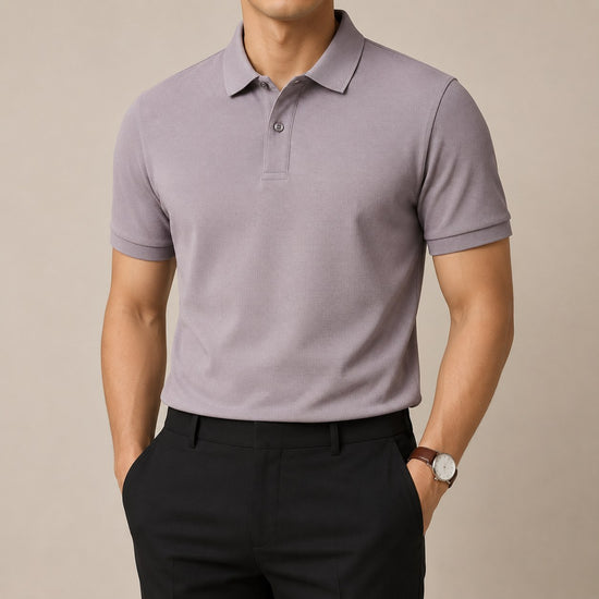 Cotton golf polo shirt
