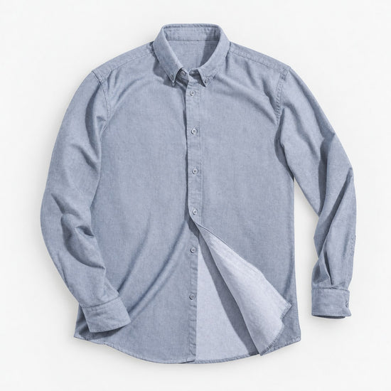 Cotton oxford button down shirt