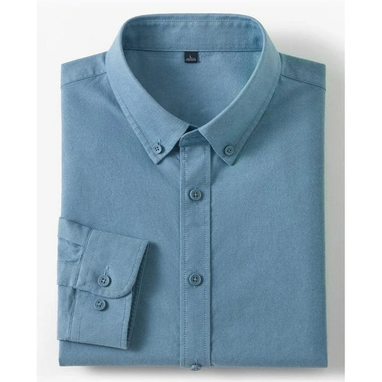 Cotton oxford sweat-wicking slim fit shirt