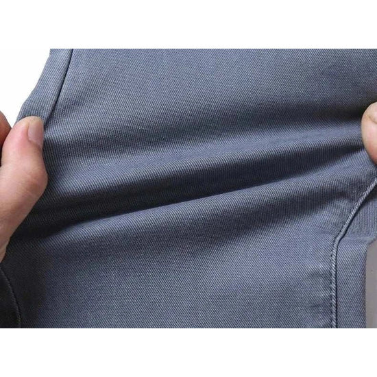 Cotton straight chino pants