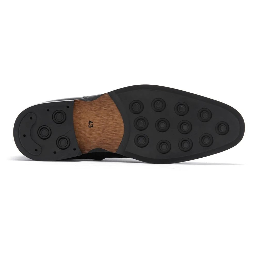 Cowhide genuine leather elegant shoes