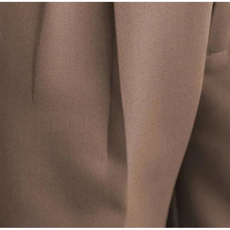 Draped suit pants korean-inspired elegance