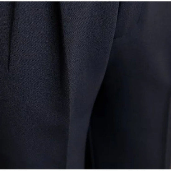 Draped suit pants korean-inspired elegance