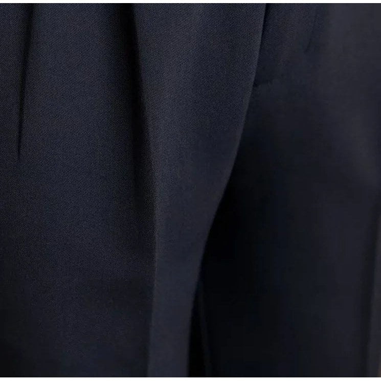 Draped suit pants korean-inspired elegance