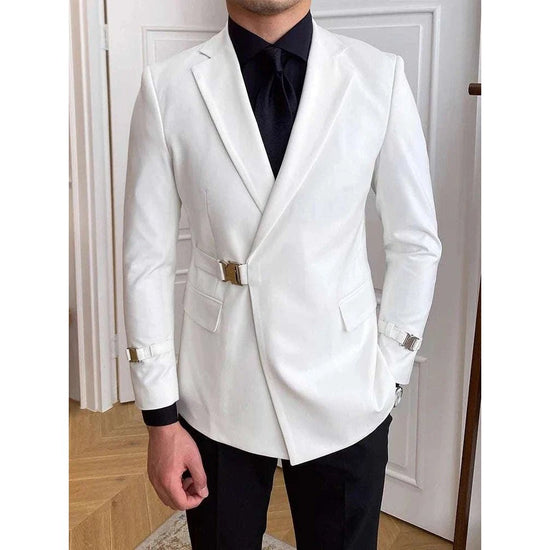 Elegant slim fit suit jacket