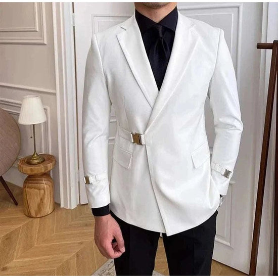 Elegant slim fit suit jacket