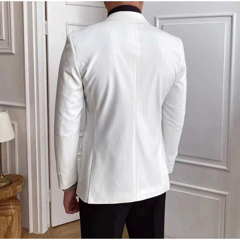Elegant slim fit suit jacket