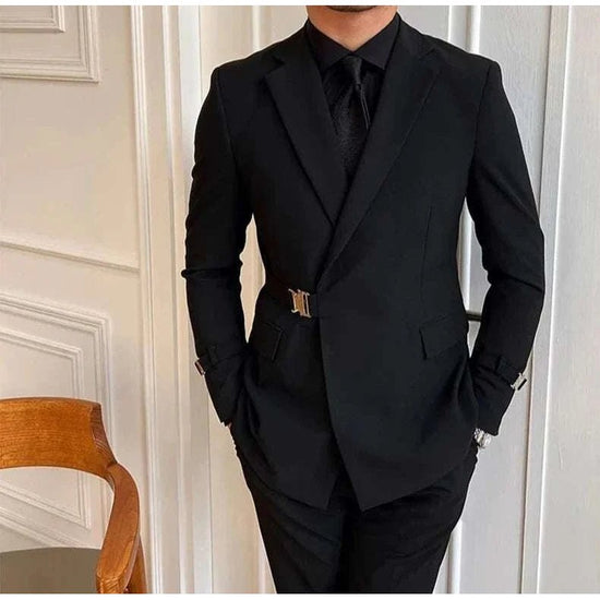 Elegant slim fit suit jacket
