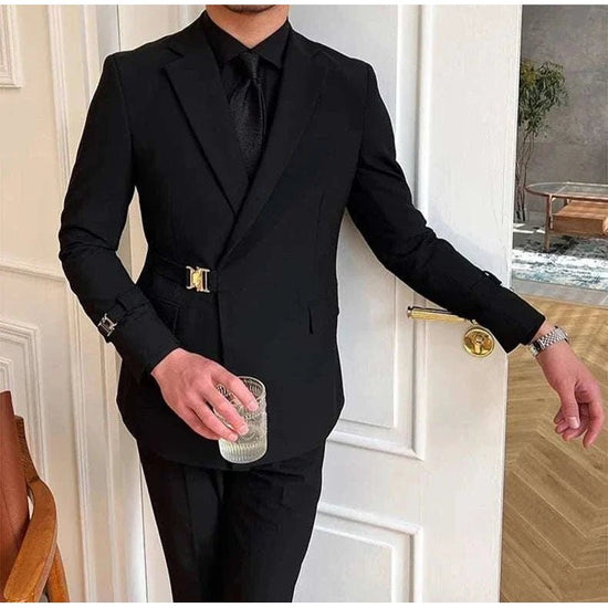 Elegant slim fit suit jacket
