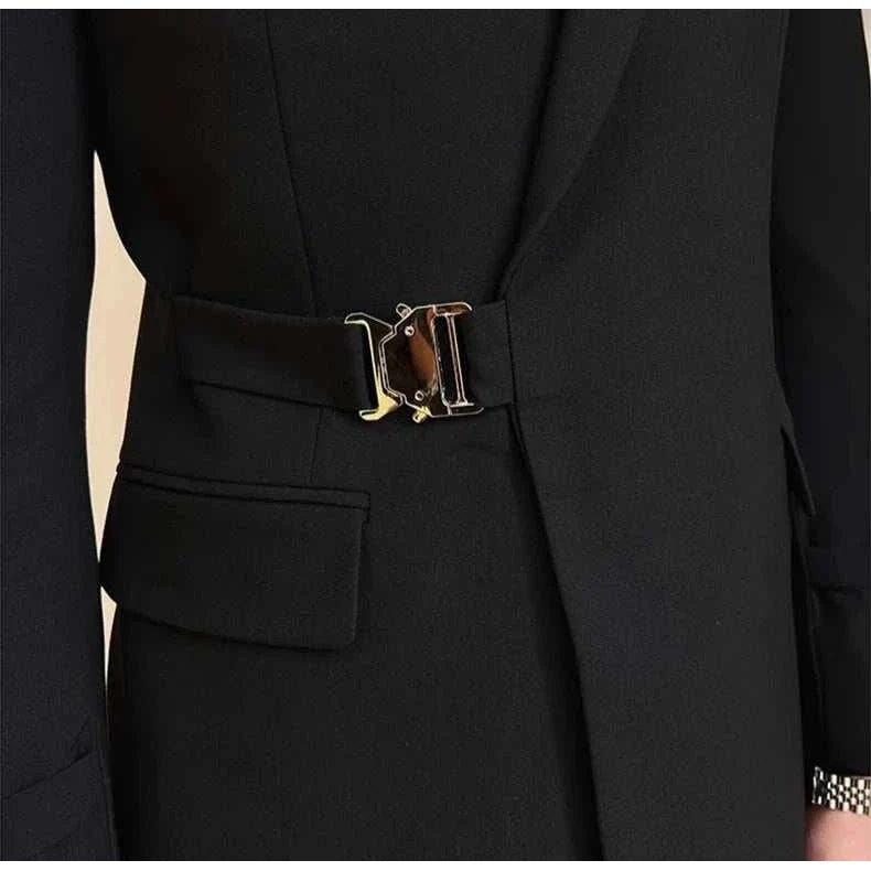 Elegant slim fit suit jacket