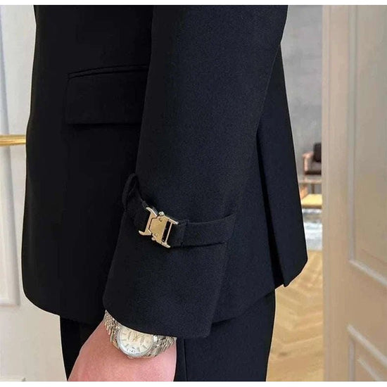 Elegant slim fit suit jacket
