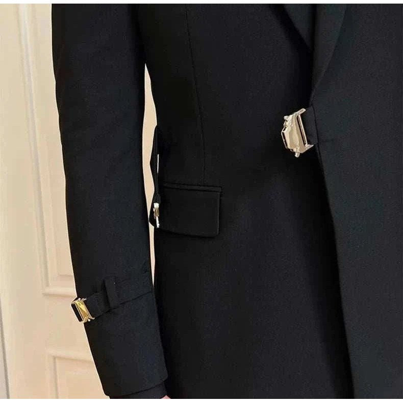 Elegant slim fit suit jacket