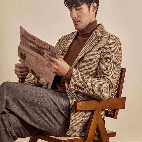 English retro style suit jacket