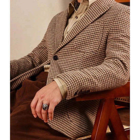 English retro style suit jacket