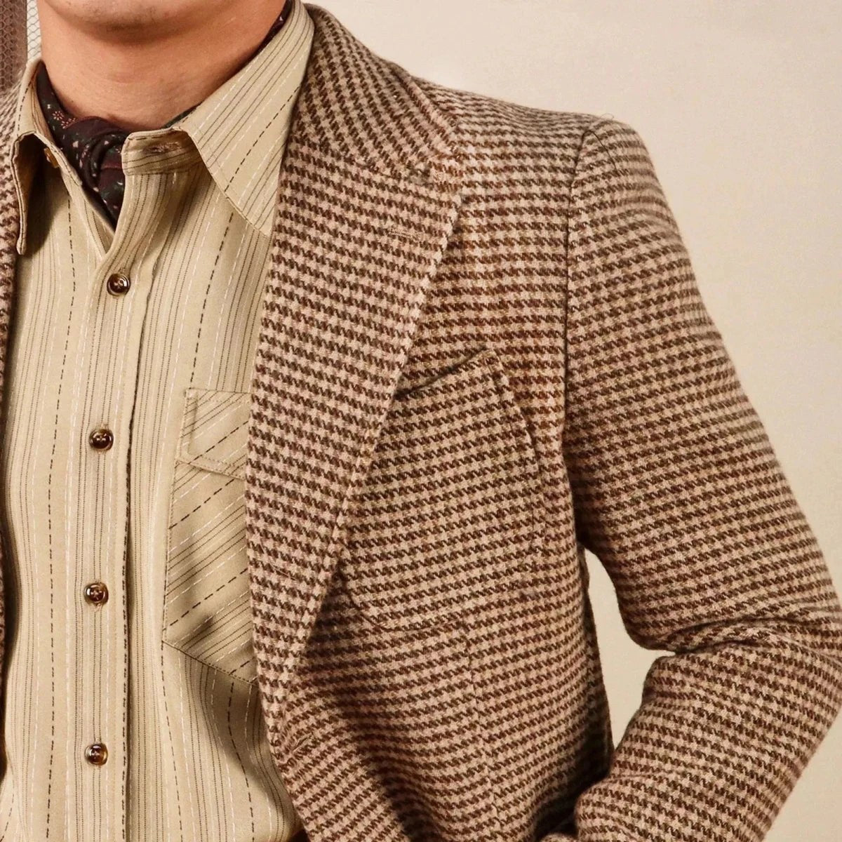 English retro style suit jacket