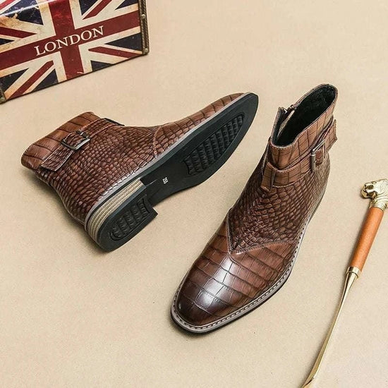 Formal pointed retro boots