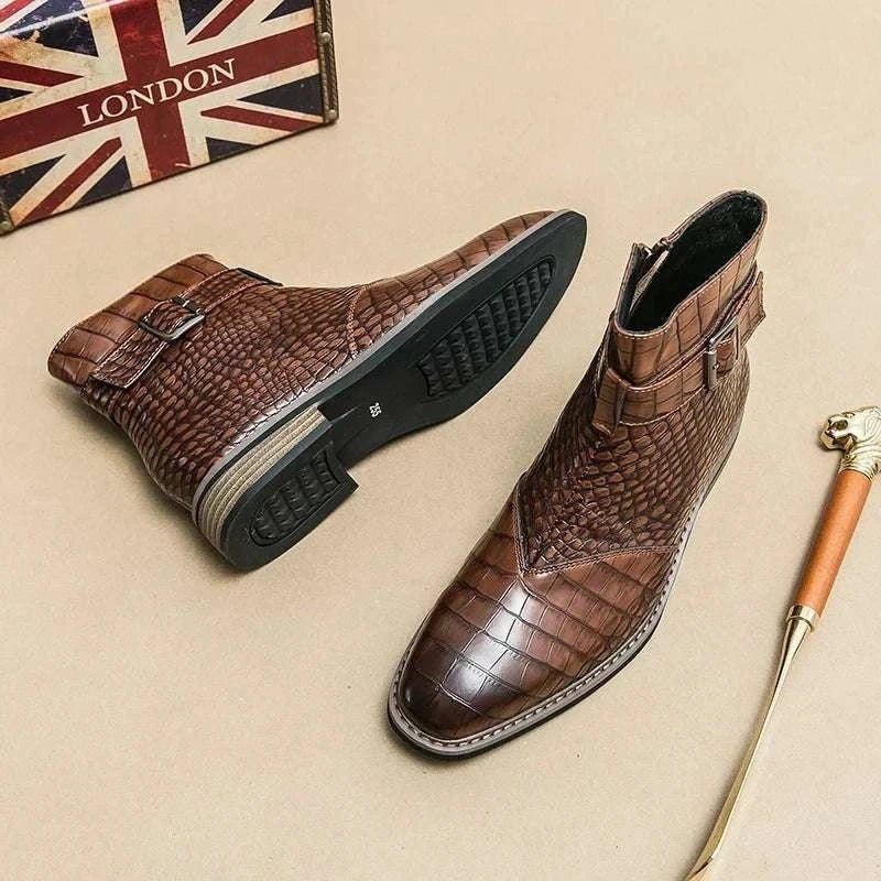 Formal pointed retro boots
