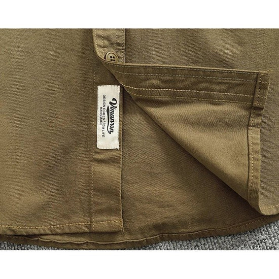 Gentleman stand collar cotton pullover