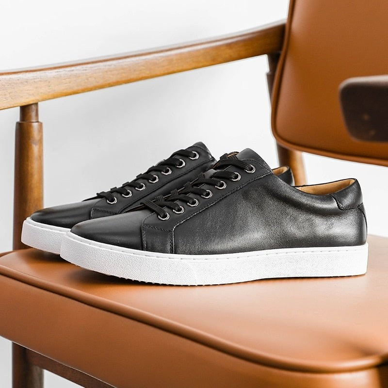 Genuine Leather Black Shoes