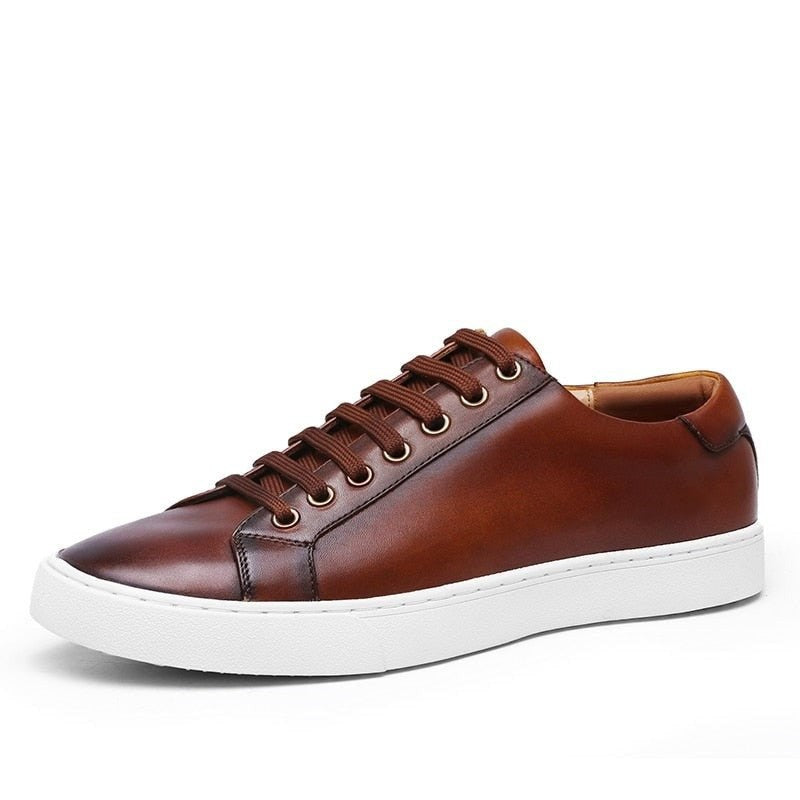 Genuine Leather Brown Shoes