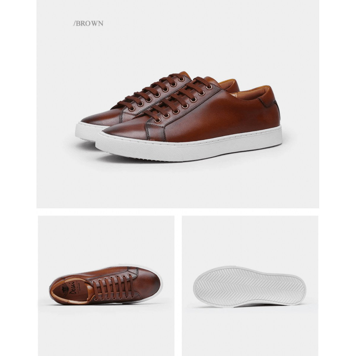 Genuine Leather Brown Shoes