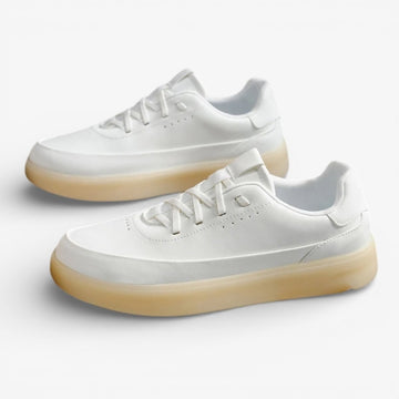 Genuine leather shoes with sole
