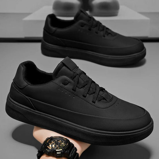 Genuine leather shoes with sole