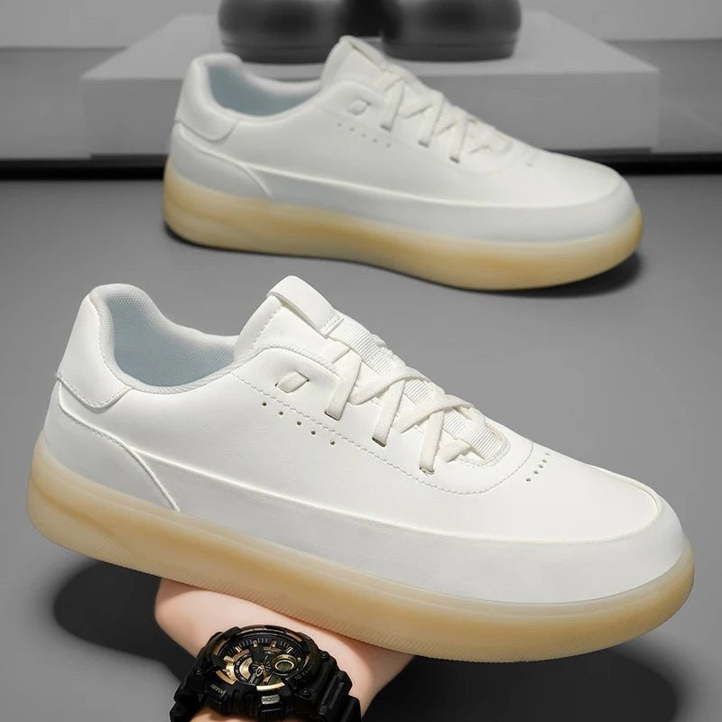 Genuine leather shoes with sole