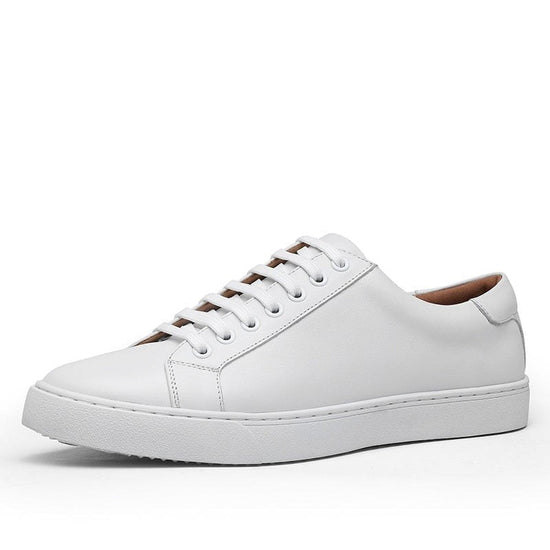 Genuine Leather White Shoes