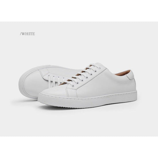 Genuine Leather White Shoes