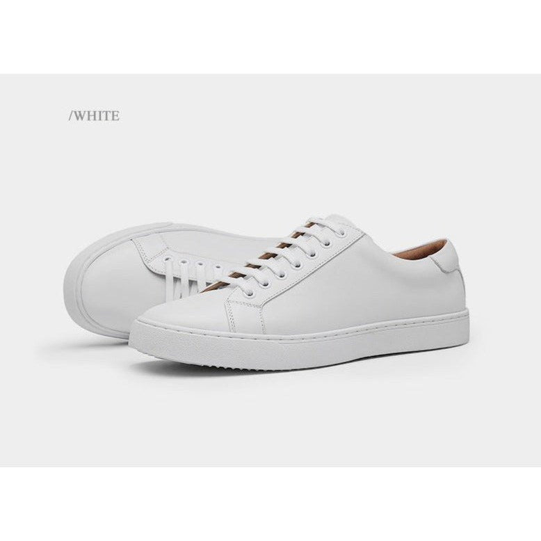 Genuine Leather White Shoes