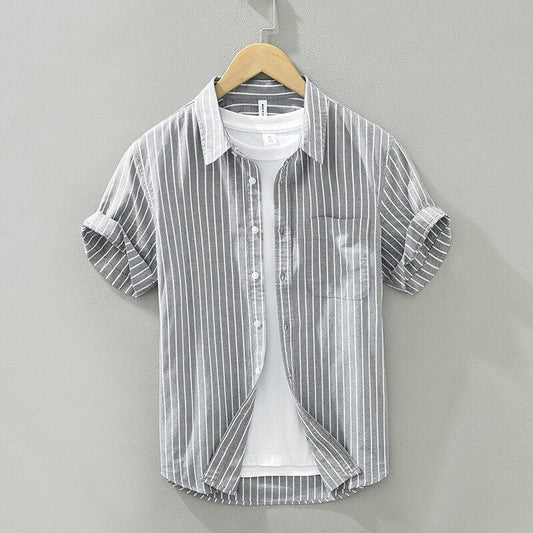Green Striped Summer Shirt